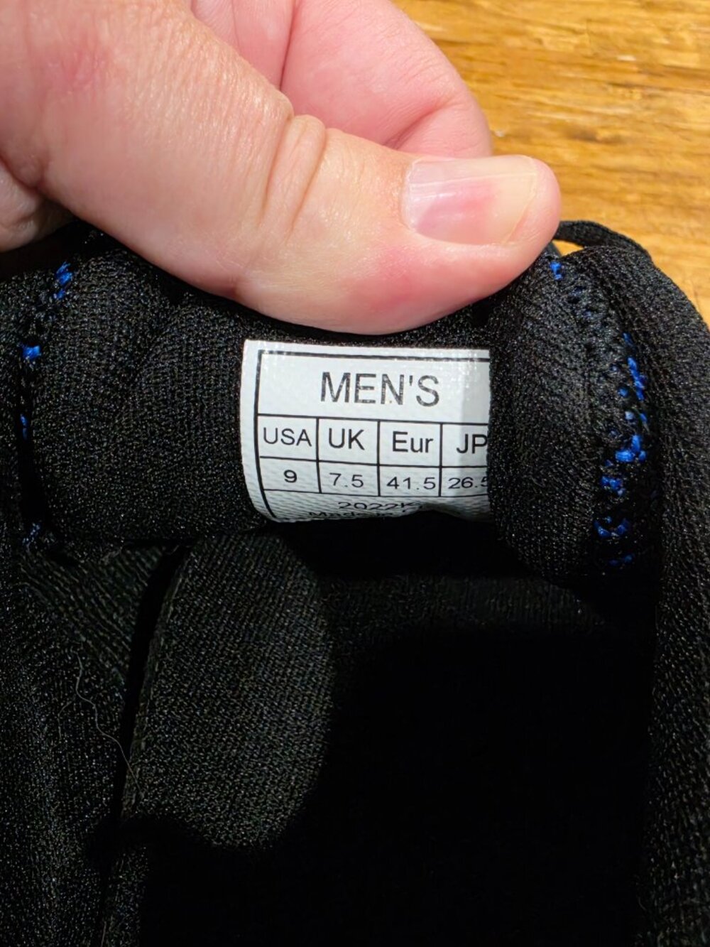 KR Strikeforce Aviator Bowling Shoes Black Blue Men's 9 - Picture 3 of 6